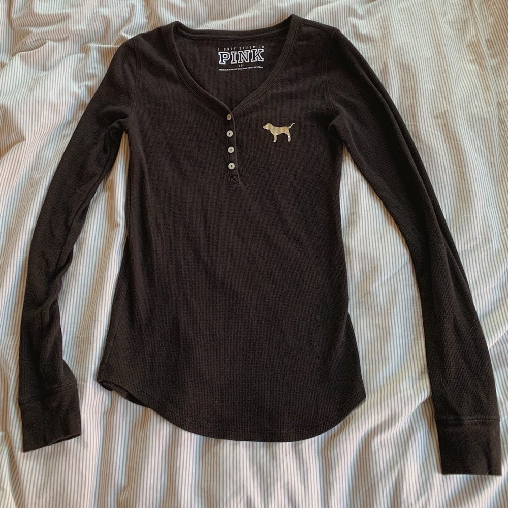 Victoria’s Secret PINK Thermal Pajama Top